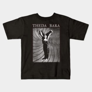 THEDA BARA - Sin - Silent and Pre-Code Horror Kids T-Shirt